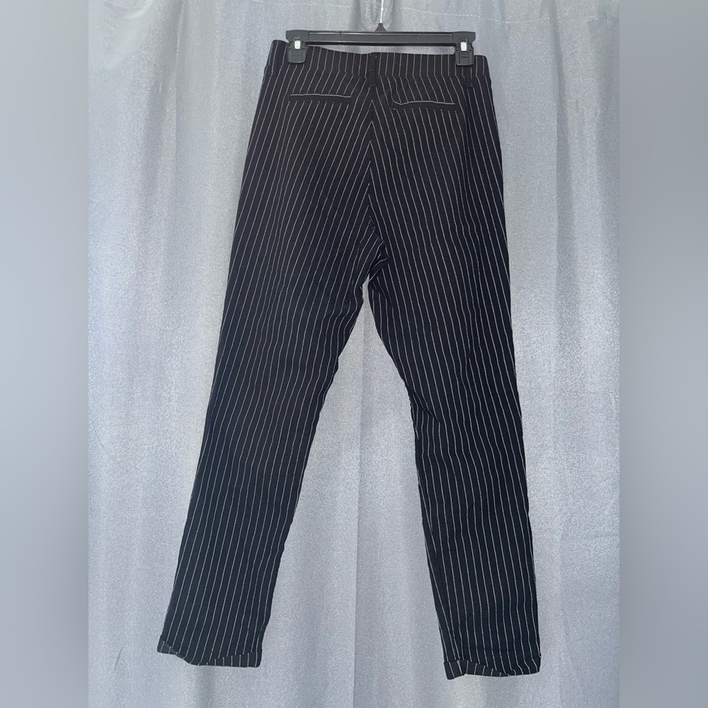 Savage Art Black Pinstripe Women’s Dress Pants - Picture 2 of 5